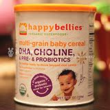 8月宝宝3段 美国禧贝Happy Baby Bellies 有机混合谷物DHA米粉