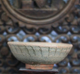 明代龙泉窑青釉莲花碗包老保真收藏出土文物老窑瓷器古董古玩