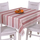 特价 红色条纹 圆形餐桌布简约方形台布布艺茶几布椅套桌垫可定做