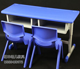 热销幼儿园小学学习课桌椅学生双人桌塑料课桌升降学校双人课桌椅