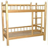 批发幼儿园木制双层床 实木儿童床 幼儿园上下床