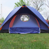 户外野营帐篷双层三人休闲帐篷防风防雨钓鱼帐篷家庭露营帐篷特价