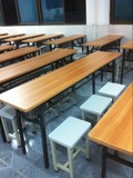 供应折叠桌培训桌学生培训桌椅双层折叠桌长条折叠桌厂家直销