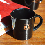 星巴克via速溶咖啡杯 2014正品限量 创意陶瓷杯子 水杯 马克杯