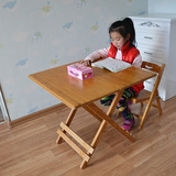 楠竹折叠桌子餐桌户外桌简易折叠方桌子学习桌小桌子圆桌厂价