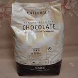 烘焙原料比利时进口嘉利宝黒巧克力豆最好的可可豆70.4%原装特价