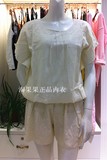 爱慕AM46M91专柜正品 家居服套装纯棉睡衣 米白色 原价680