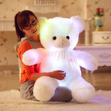 包邮音乐发光泰迪熊抱枕毛绒玩具布娃娃抱抱熊公仔生日礼物抱心熊