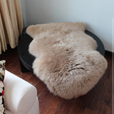 澳洲纯羊毛皮毛一体地毯 沙发椅子垫卧室客厅地毯 整张羊毛地毯