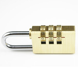 迷你小号纯铜全铜密码挂锁铜锁 3轮密码锁衣柜柜子锁抽屉锁书包锁