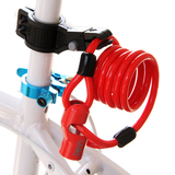 ULAC优力 自行车防盗锁钢缆锁可同时链锁多辆单车锁加长锁 L2N