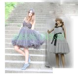 衣衣定做--2011时尚款--h&m风格的背心款蓬蓬纱裙