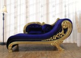 最热销S004绝对金银箔工艺豪华欧式古典巴洛克宫廷贵妃躺椅沙发