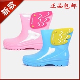儿童款加厚新款Bearcat雨鞋雨靴女时尚韩国 防滑雨鞋套雨靴套水鞋