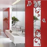 艺术抽象蝴蝶点缀装饰品 镜面墙贴 走廊餐厅卧室沙发背景墙贴镜贴