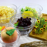 透明水果沙拉碗泡面碗玻璃碗餐具创意家用加厚甜品碗大碗小碗套装