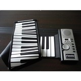 钢琴61键硅胶可折叠手卷钢琴/带MIDI功能可连接电脑