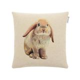 GIRONES西班牙进口高档提花可爱兔子卡通图案沙发床头靠垫抱枕