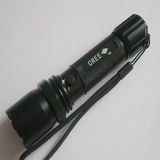 包邮变焦定焦CREE Q5 led可充电式强光手电筒户外远射王18650锂电