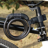 自行车锁 通用TONYON 可修改5位密码锁带锁架 自行车配件TY566