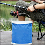 大号多功能便携式折叠 洗车水桶 车载水桶 户外水桶11升 汽车用品