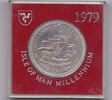 马恩岛纪念币面值1克朗