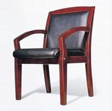 油漆会议椅办公椅子 实木接待椅 真皮家用椅 特价6把起卖成都包邮