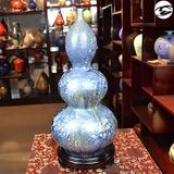 厂家直销客厅葫芦大摆件 德化陶瓷工艺品 结晶釉摆设精品窑变瓷器