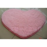 爱心地毯心形粉红色可爱卧室垫子防滑地垫包邮灰色粉色卡其色紫色