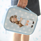 韩国手提大容量化妆包可爱卡通旅行便携防水化妆箱收纳包袋洗漱包