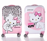 Kitty猫20寸儿童拉杆箱24寸时尚旅行箱 凯蒂猫PC可爱卡通行李箱子