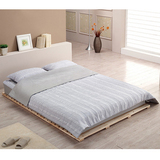特价实木单人床 实木床 简易榻榻米地垫 平板床 矮床