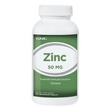 官网正品美国GNC 锌zinc 葡萄糖酸锌片 50mg250粒