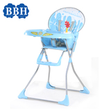 宝宝好豪华儿童防水婴儿餐椅 多功能可调节脚踏高度餐桌