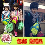 韩版儿童胸包男童女童单肩斜挎包男女小学生腰包可爱公主小背包包