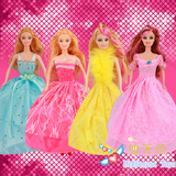 2015新款芭比娃娃套装甜甜屋礼盒梦幻芭比衣服 公主女孩衣橱玩具