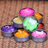 泰国原产东南亚进口 SPA香熏蜡烛 精油蜡烛烛芯无烟型 单个
