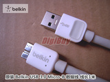原装苹果配件贝尔金Micro-USB3.0线缆 三星note3 移动硬盘数据线