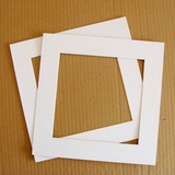 正方形实木相框卡纸 7寸8寸10寸12寸16寸18寸20寸24寸 画框内衬纸