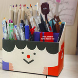 韩版文具创意DIY收纳盒 纸质桌面收纳盒 DIY化妆品收纳盒整理盒子