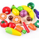 儿童新年礼物水果蔬菜切切看 过家家宝宝玩具1-3岁幼儿园切切乐