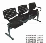 写字板可折叠坐板可翻带扶手培训椅会议椅听课椅阅读椅W03B-3+03E