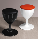 时尚创意休闲小皮凳酒杯造型圆凳玻璃钢换鞋凳梳妆凳沙发茶几矮凳