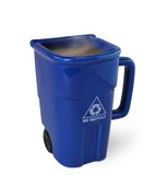 美国创意Recycling bin coffee mug垃圾桶马克杯子陶瓷水杯现货