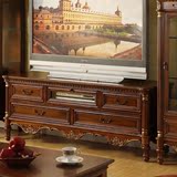 客厅家具 欧式美式电视柜 电视机柜地柜给合柜 实木1.5米
