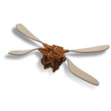RECESKY 达芬奇手稿复刻拼装模型机械蝴蝶飞行器创意益智亲子玩具