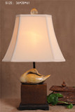设计师款动物系列创意床头台灯鸭子造型台灯