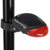 新款山地车太阳能尾灯自行车尾灯 骑行灯警示灯无需充电死飞装备