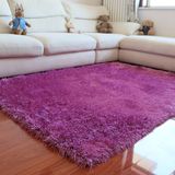 炫艺地毯客厅现代卧室茶几床边加厚高弹力丝紫罗兰色地毯特价定制
