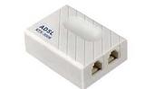 厂家直销ADSL分线器 宽带分离器 信号一分二 分频器 电话分线盒